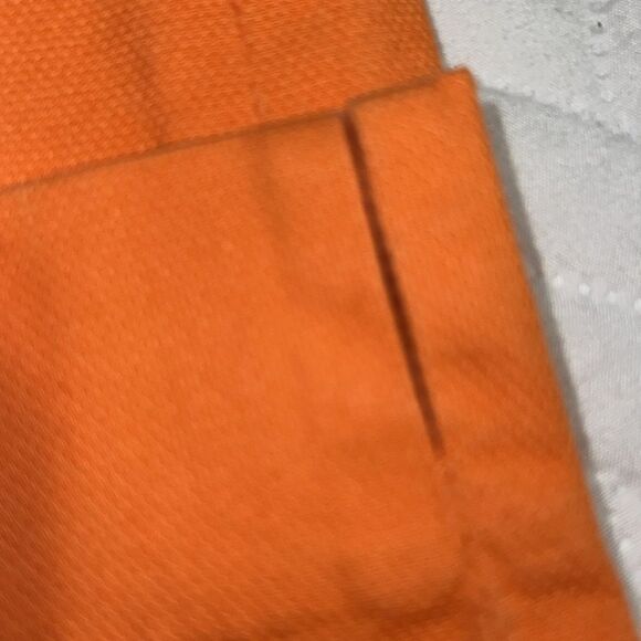 Talbots Hampshire. orange pants with tiny split at ankle. - Picture 7 of 7